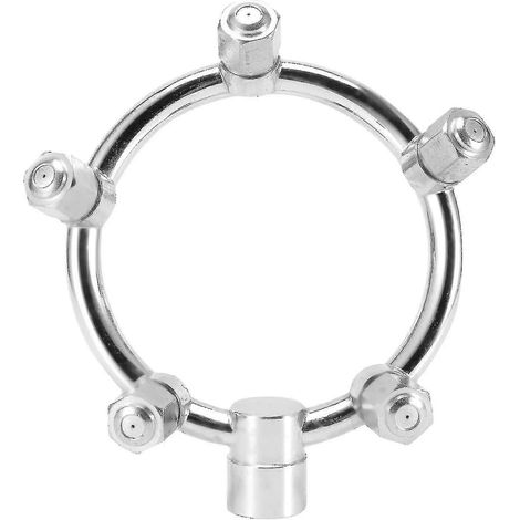 Stainless Steel Nozzle Spray Atomization Multi-head Round Atomizing Nozzle Electric Sprayer Gardening Humidification Round Nozzle (1/2)
