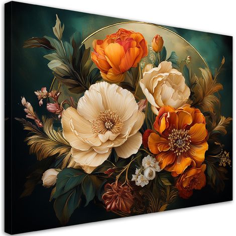 Quadro su tela, Fiori foliage Natur Botanica - 120x80 (1/5)