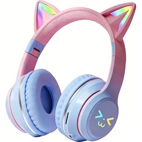 Écouteurs Bluetooth chat sans fil, casque ajustable pour enfants et adultes, garçons et filles (1/5)