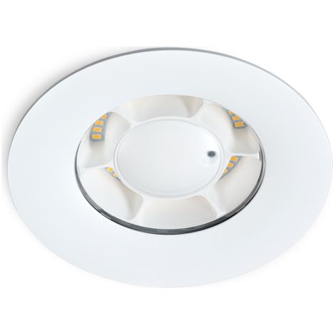 Securlite 40350400 Downlight SENSPOT LED bianco con diffusore trasparente in policarbonato Ø174 mm IP44 1300 lm