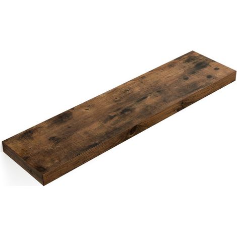 Estantería de pared autoportante de 80 cm, decorativa, de madera, estilo vintage. (1/5)