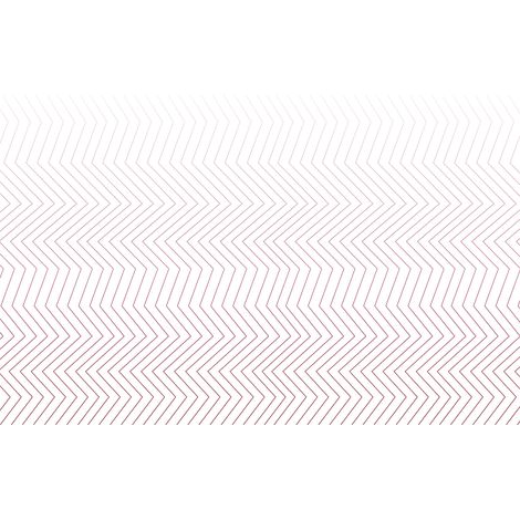 Papier peint panoramique géométrique violet & blanc | Tapisserie panoramique motif zigzag chambre adulte | Papier peint panoramique moderne graphique - 267 x 400 cm (4 pièces) (1/2)