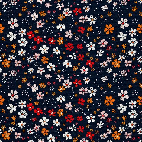 Tela decorativa para exteriores Oxford - Motivo floral I DX5248 (1/5)