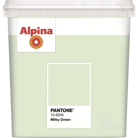 Alpina Wandfarbe Pantone matt milky green 5 L Innen