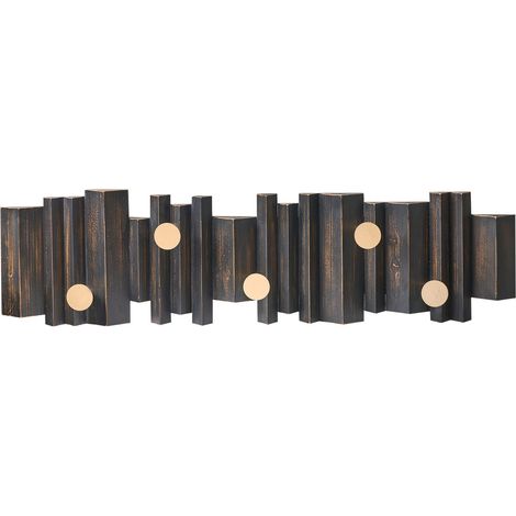 Wandgarderobe ZILLAH Schwarz (1/5)