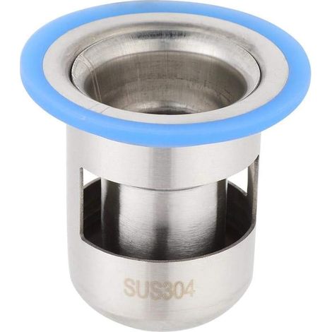 Duschablauf aus Edelstahl mit geruchshemmender Abdeckung und verdicktem Kern für optimale Entwässerung, für ein sauberes Badezimmerambiente (304 flach wasserdichter, geruchsabweisender Kern).