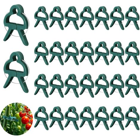 30 Pflanzenstützclips, wiederverwendbare Gartenpflanzenclips (1/5)
