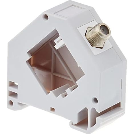 DELOCK ADAPTATEUR DE RAIL DROIT AVEC PRISE KEYSTONE F VERS PRISE F