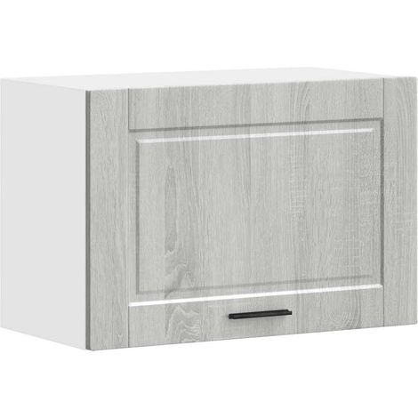 vidaXL Pensile da Cucina Porto Grigio Sonoma in Legno Multistrato