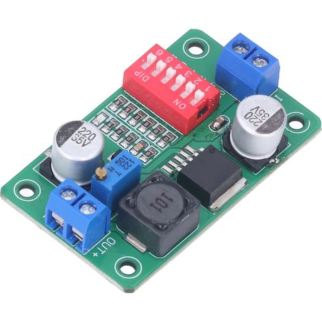 Module abaisseur DCDC (5 pièces) avec régulateur de tension ajustable, affichage des points de consigne 3,3 V et 5 V (LM2596SADJ) (1/5)