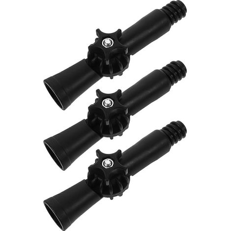 Adaptateur d'angle fileté en 3 parties, connecteur pivotant rotatif pour manches de balai, tiges de rouleau à peinture, fixations pour manches à plumeau