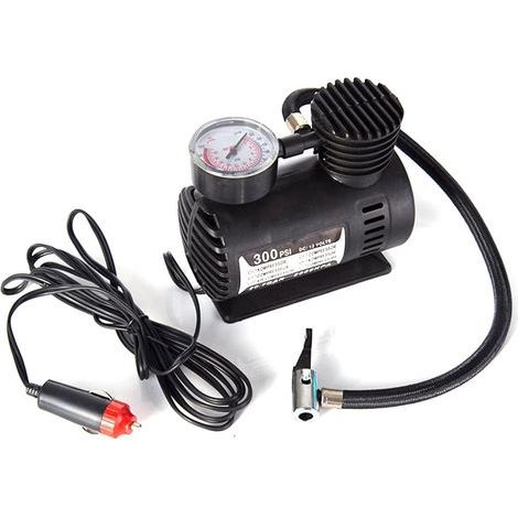 Compresseur Électrique Portable - Pompe À Air Pour Pneus Voiture Vélo Moto - 300 PSI - Affichage Numérique de Pression - 1 Pièce (1/5)