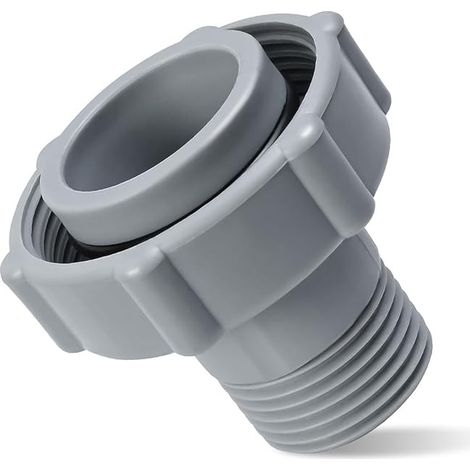 Connecteur Raccord Vidange Piscine Adaptateur de Tuyau pour Série P6 (P6A1420/P6D1420/P6H1420/P6D1420ASS16/ F4D019B-03B) pour Interface Drainage Fond Piscines Accessoires (1/5)