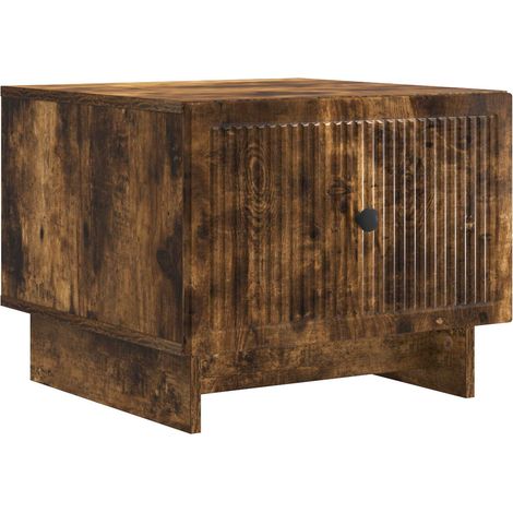 Couchtisch Geräucherte Eiche 49 x 50 x 40 cm Holzwerkstoff vidaXL