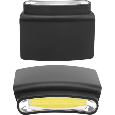 Lampe frontale rechargeable LED pour randonnée et pêche, clip de casquette