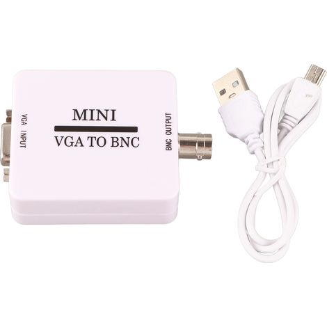 Convertisseur vidéo USB VGA vers BNC HD 1080p pour écrans HDTV et ordinateurs (1/5)