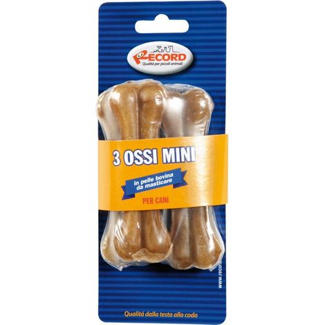 Mini os naturels en cuir de vachette traité thermiquement pour chiens