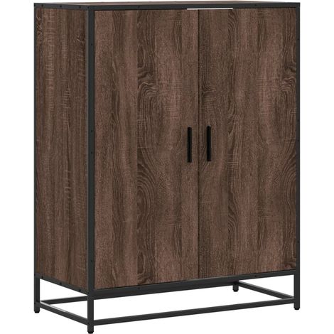 Maison Exclusive - Scarpiera Rovere Marrone 75x38x97,5cm Legno Multistrato Metallo