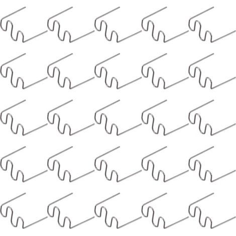 Vorgeschnittene Heißklammern (0,8 mm) für die Reparatur von Stoßstangen und Karosserien (500 Klammern). 500 Schweißstäbe. Vorgeschnittene, 0,8 mm gewellte Klammern. (1/5)