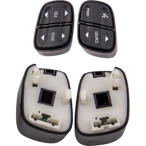 4pcs Kit de boutons de commande de volant multifonctions pour Chevrolet GMC (1/5)