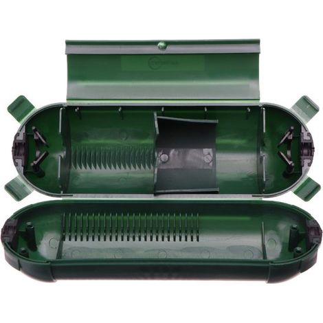 Kabelschutz Kabelschutz Trennwände Schutzhülle für Außenverlängerungskabel Steckerschutz mit 4 Verriegelungsschnallen (21x7x7 cm) (1/5)