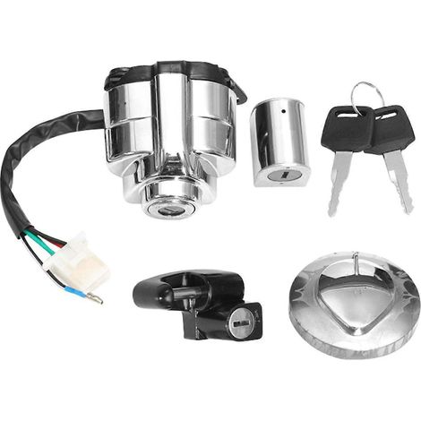 Kit de verrouillage de contacteur d'allumage pour Honda Shadow Vlx VT 400 600 (1/5)