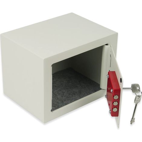 Mini caja fuerte para dinero y documentos, con cerradura de llave, SecureBox-10 (1/5)