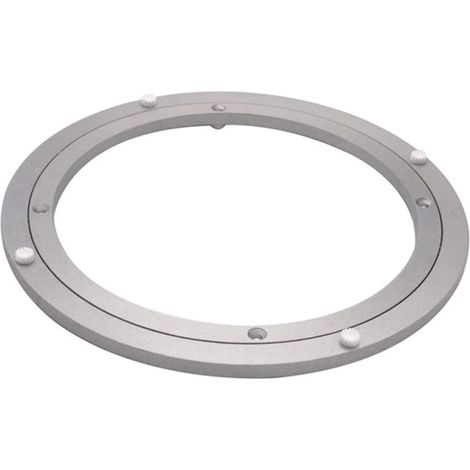 Plateau Tournant en Alliage D’aluminium, Socle Pivotant Rond, Rotation 360°, Système D’équilibrage, pour Meubles Cuisine et Vitrines (1/5)
