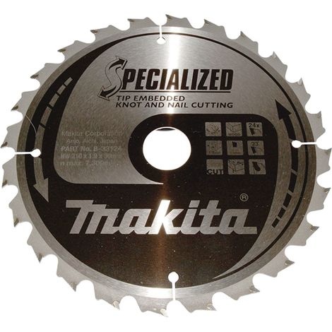 Makita Hoja de sierra SPECIALIZED 210x30x24Z - B-33124