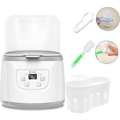 Chauffe-biberon 6 en 1 Préparateur-Chauffe Biberon Stérilisateur de Biberons avec Dégivrage Grand écran LCD (1/4)