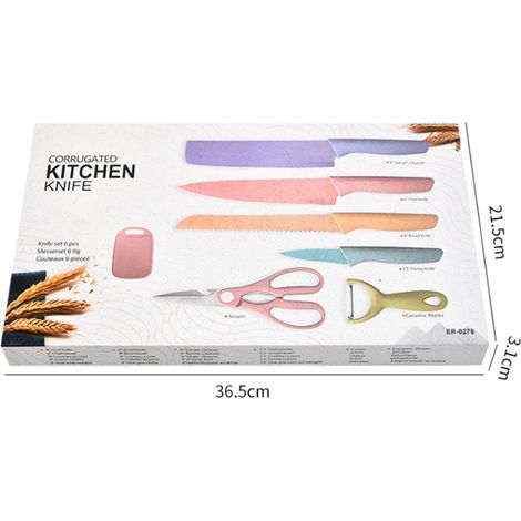 Set aus sieben Strohmessern (1/5)