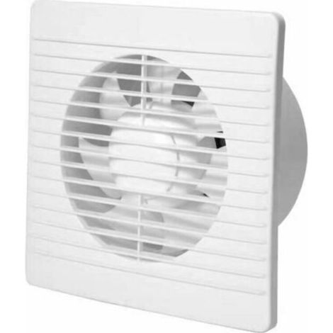 1PC Ventilateur d'extraction, Ventilateur de Fenêtre et Mural Pour Cuisine Salle de Bain Serre Garage -4 pouces blanche (1/4)