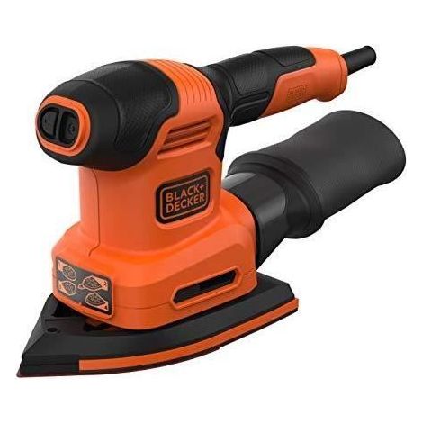 Multiponceuse - BLACK+DECKER - BEW200 QS - Filaire - 200W - 6 abrasifs inclus