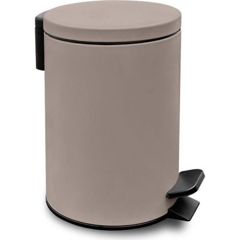 Poubelle de SDB - TODAY - UTILITY - 3 L - Ø 17 x x H 25 cm - Polypropylene - Soft Pink (1/5)
