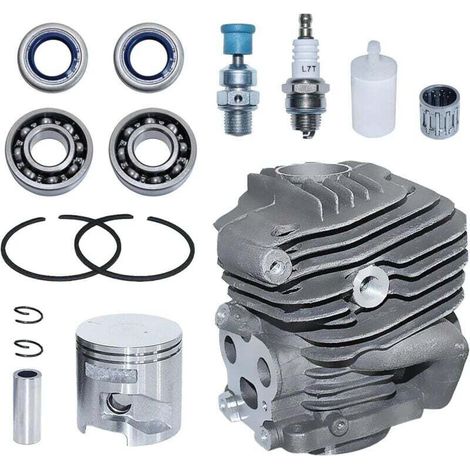 Cylindre-piston pour découpeuses Husqvarna K760 et K750, cylindre 51 mm, piston, vilebrequin, roulement, joint et bougie, kit 15 en 1, remplace 506 38 61-71