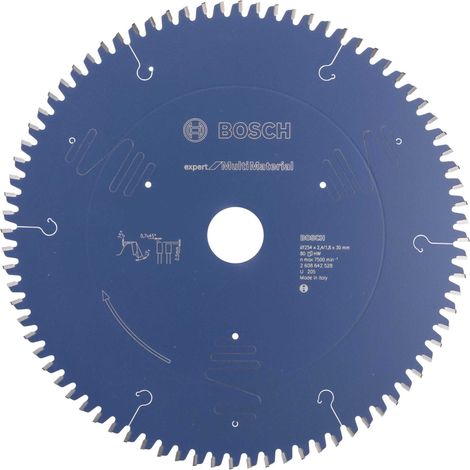 Hoja de sierra circular Expert Multi Material 254x30x24 80  BOSCH 2608642528 (1/5)