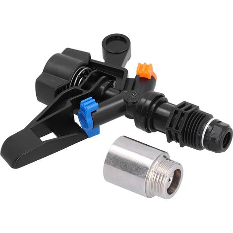 Arroseur rotatif agricole 360° à filetage mâle G1/2, irrigation automatique pour pelouse et jardin, arrosage verdoyant, tête oscillante en métal, pulvérisateur haute pression (1/5)