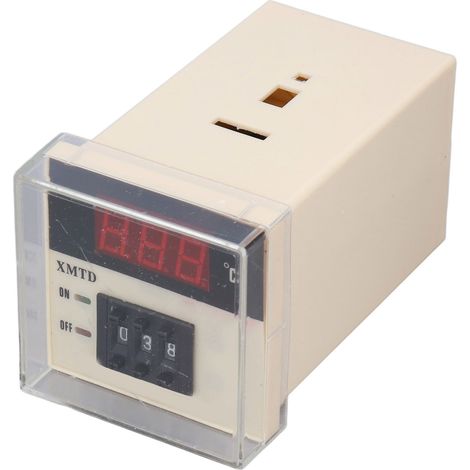 Digitaler Temperaturregler XMTD-2001 mit übersichtlichem LCD-Display, 0–399 °C, 220 V (1/5)