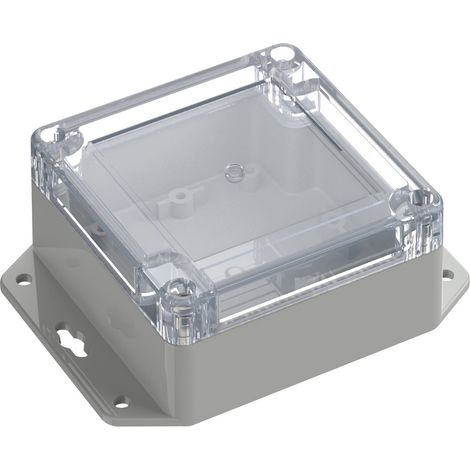 TRU COMPONENTS 6U07090905737 TC-13865236 Industrie-Gehäuse 121.5 x 90 x 45  ABS-PC  Lichtgrau, Trans (1/2)