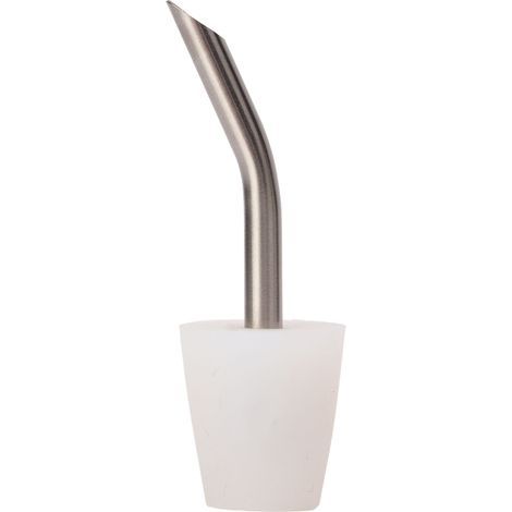 Bouchon Verseur en Acier Inox pour Bouteille, Couvercle de Distribution pour Boissons Café et Spiritueux, Anti-Poussière, Blanc