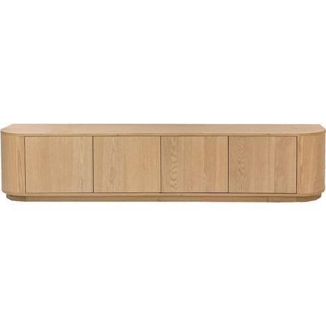 TIAGO-Meuble TV 220 cm Chêne (1/5)