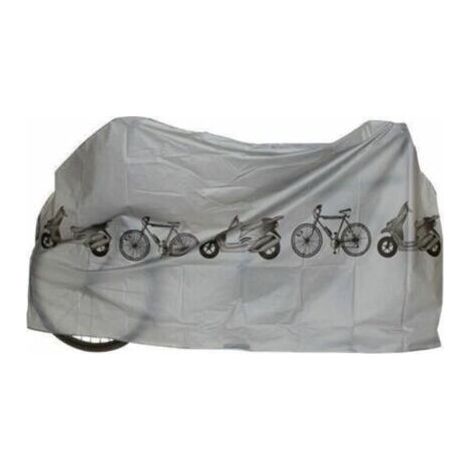 Bâche imperméable, housse de protection pour scooter, vélo, gris, 210 x 100 cm (1/4)
