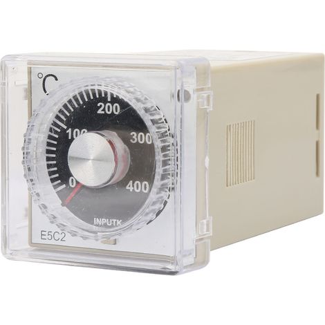Thermostat numérique de type K E5C2-R20K220VAC, régulateur de température à point d'entrée 0-400 °C (1/5)