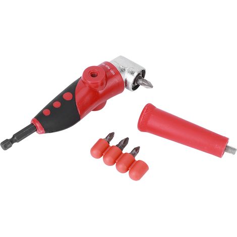 Jeu de 4 embouts de tournevis coudés à 105 degrés, foret coudé, adaptateur pour manches d'embouts de tournevis Phillips (1/5)