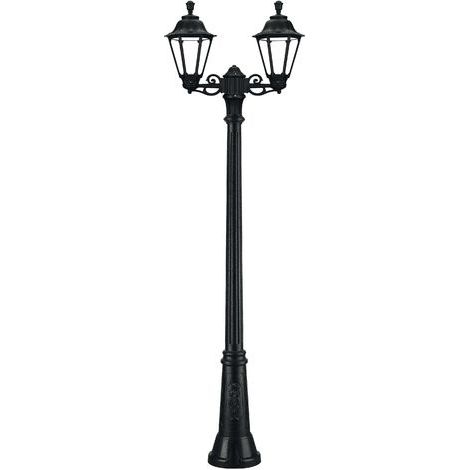 Luminaire pour mât 2 bras INDURA MEDIUM 6 IP55 E27 2x42W 560mm Noir (1/4)