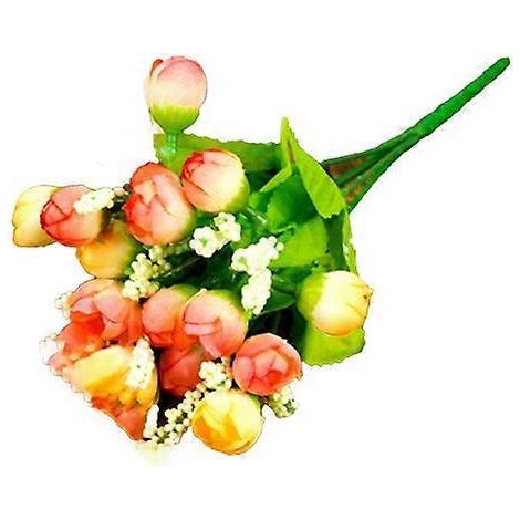 Présentoir Étoiles Bract Décoration Florale Pratique Roses Artificielles Multicoloresorange (1/5)