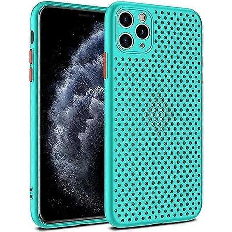 Kompatibel mit iPhone 13 Pro, erfrischende Handyhülle, neue atmungsaktive Hülle mit wabenförmigen Perforationen, vollständiger Schutz der rückseitigen Kameralinse, dünn und langlebig.