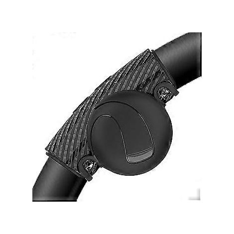 Boule de commande universelle pour volant de voiture, poignée de direction et bouton de volant pour voitures et bateaux (noir) (1/3)