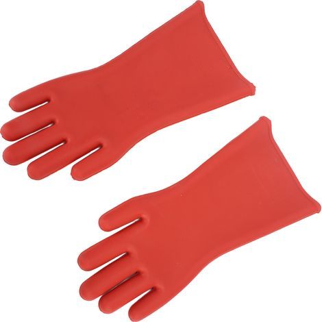 1 pair of electrically insulated gloves, class 00 rubber, high voltage insulation for 12KV electrician repair (1/5)