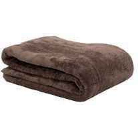 Kuscheldecke 150 x 200 cm Farbe Dunkelbr aun, Microfaser mit hohem Kuschelfaktor
